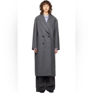 ROHE Double Breasted Wool Blend Trench